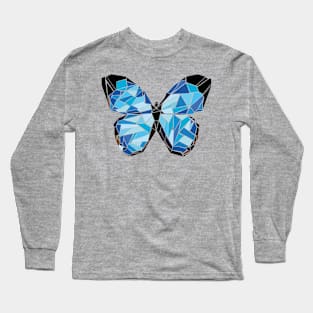 Blue butterfly Long Sleeve T-Shirt